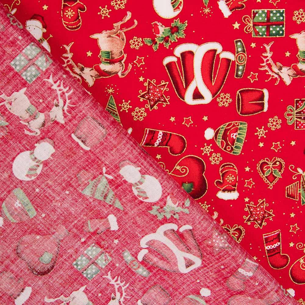 Weihnachten Baumwolle Jacke Rot - Ribes y Casals
