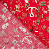Weihnachten Baumwolle Jacke Rot - Ribes y Casals