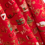 Weihnachten Baumwolle Jacke Rot - Ribes y Casals
