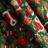 Popeline Weihnachten Mix Grün - Ribes y Casals