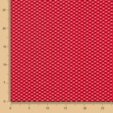 Patchwork Baumwolle Tulpen Rot - Ribes y Casals