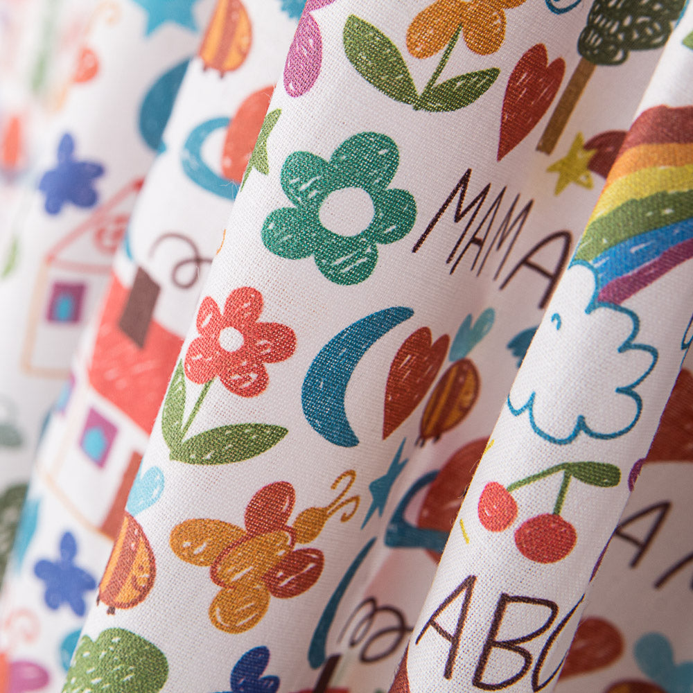 ABC aus Baumwollpopeline für Kinder - Ribes y Casals