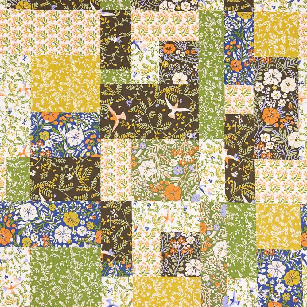 Popeline Baumwolle Mosaik Druck - Ribes y Casals