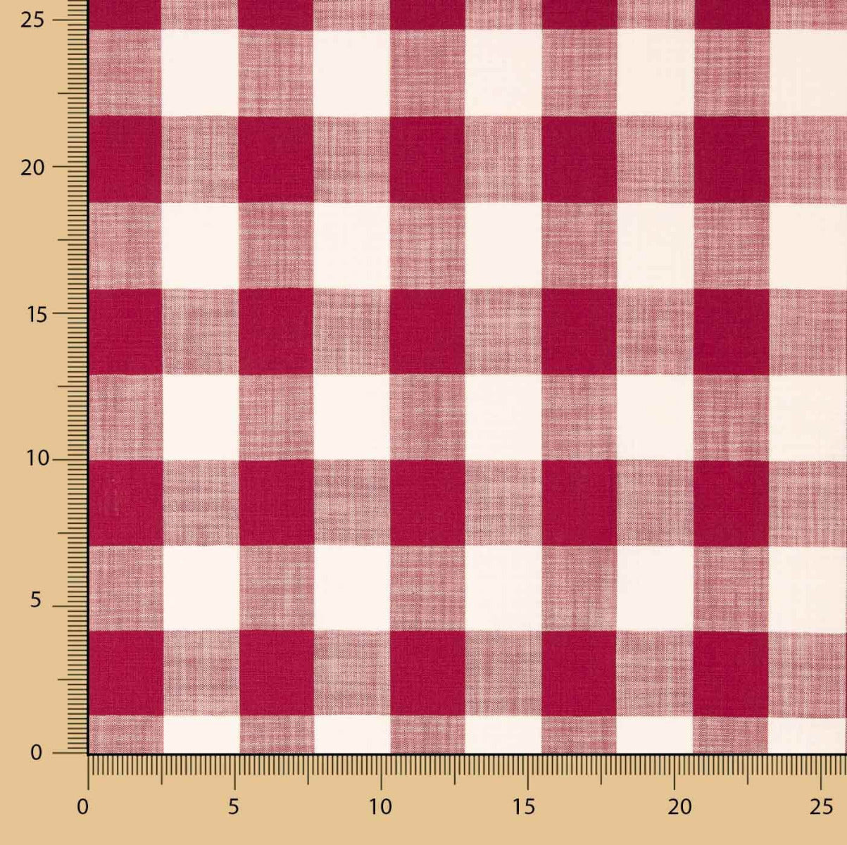 Baumwolle Rustikale Baumwolle Maxi Square Rot - Ribes y Casals
