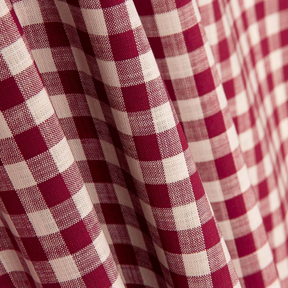 Baumwolle Rustikale Baumwolle Mini Square Rot - Ribes y Casals