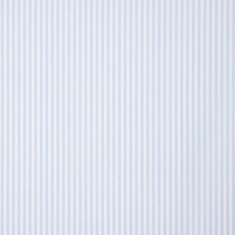 Cotton Vichy Stripe Hellblau Mini - Ribes y Casals