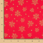 Rote Baumwolle Weihnachtsstern Gold - Ribes y Casals