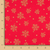 Rote Baumwolle Weihnachtsstern Gold - Ribes y Casals