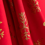 Rote Baumwolle Weihnachtsstern Gold - Ribes y Casals