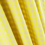 Seersucker Baumwolle Lime Square - Ribes y Casals