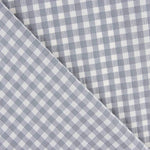 Baumwolle Seersucker Baumwolle Medium Square Grau - Ribes y Casals