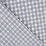 Baumwolle Seersucker Baumwolle Medium Square Grau - Ribes y Casals