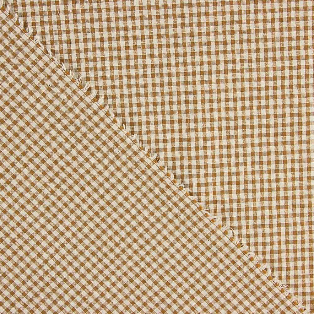 Seersucker Baumwolle Mini Square Braun - Ribes y Casals