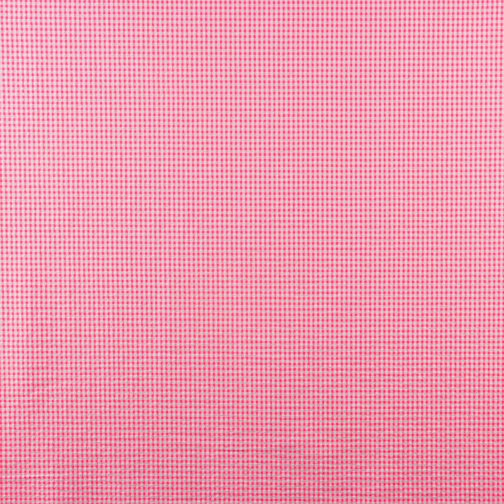 Seersucker Baumwolle Mini Fluor Rosa Mini Barbie Frame - Ribes y Casals