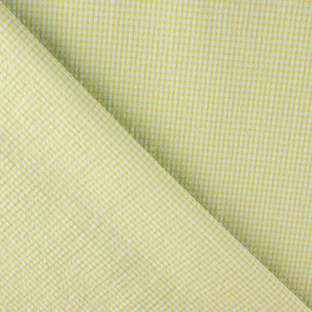 Seersucker Baumwolle Mini Quadratisch Lime Green - Ribes y Casals