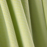 Seersucker Baumwolle Mini Quadratisch Lime Green - Ribes y Casals