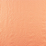 Seersucker Baumwolle Medium Square Medium Orange Fluor Orange - Ribes y Casals
