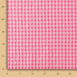 Baumwolle Seersucker Medium Square Baumwolle Fluor Rosa - Ribes y Casals