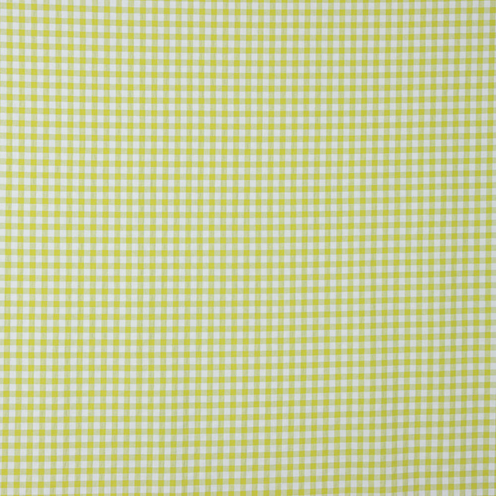 Seersucker Baumwolle Lime Green Quadratisch - Ribes y Casals