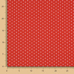 Baumwolle Taupe Rot - Ribes y Casals
