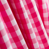 Baumwolle Vichy Baumwolle Maxi Fuchsia - Ribes y Casals