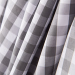 Vichy Baumwolle Maxi Grau - Ribes y Casals
