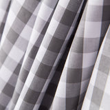 Vichy Baumwolle Maxi Grau - Ribes y Casals