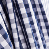 Vichy Baumwolle Maxi Marine - Ribes y Casals