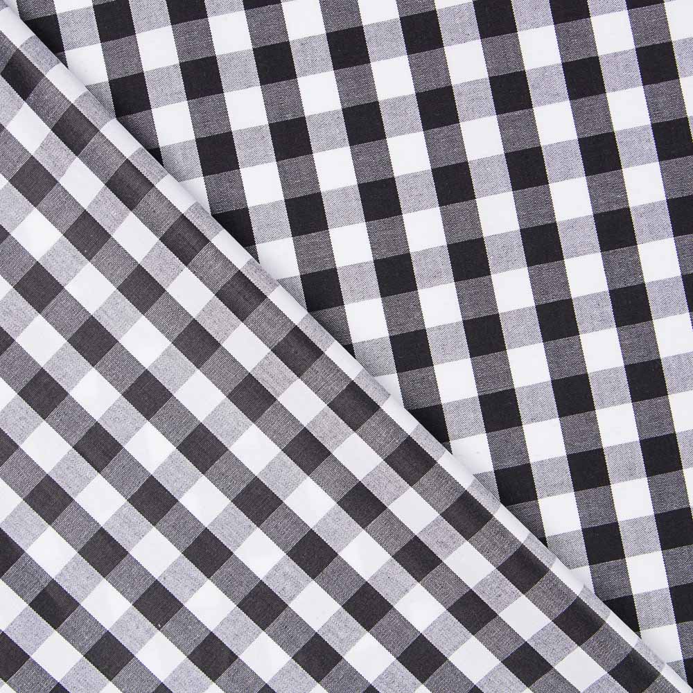 Vichy Cotton Maxi Schwarz - Ribes y Casals