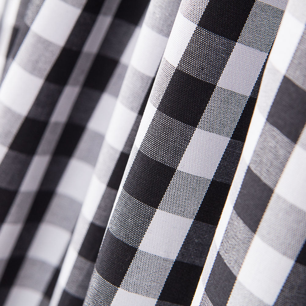 Vichy Cotton Maxi Schwarz - Ribes y Casals