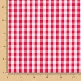 Baumwolle Vichy Baumwolle Maxi Rot - Ribes y Casals