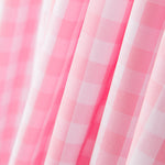 Vichy Baumwolle Maxi Rosa - Ribes y Casals