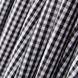 Vichy Cotton Mini Schwarz - Ribes y Casals