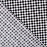 Algodão Vichy Vichy Preto Cruzado - Ribes y Casals