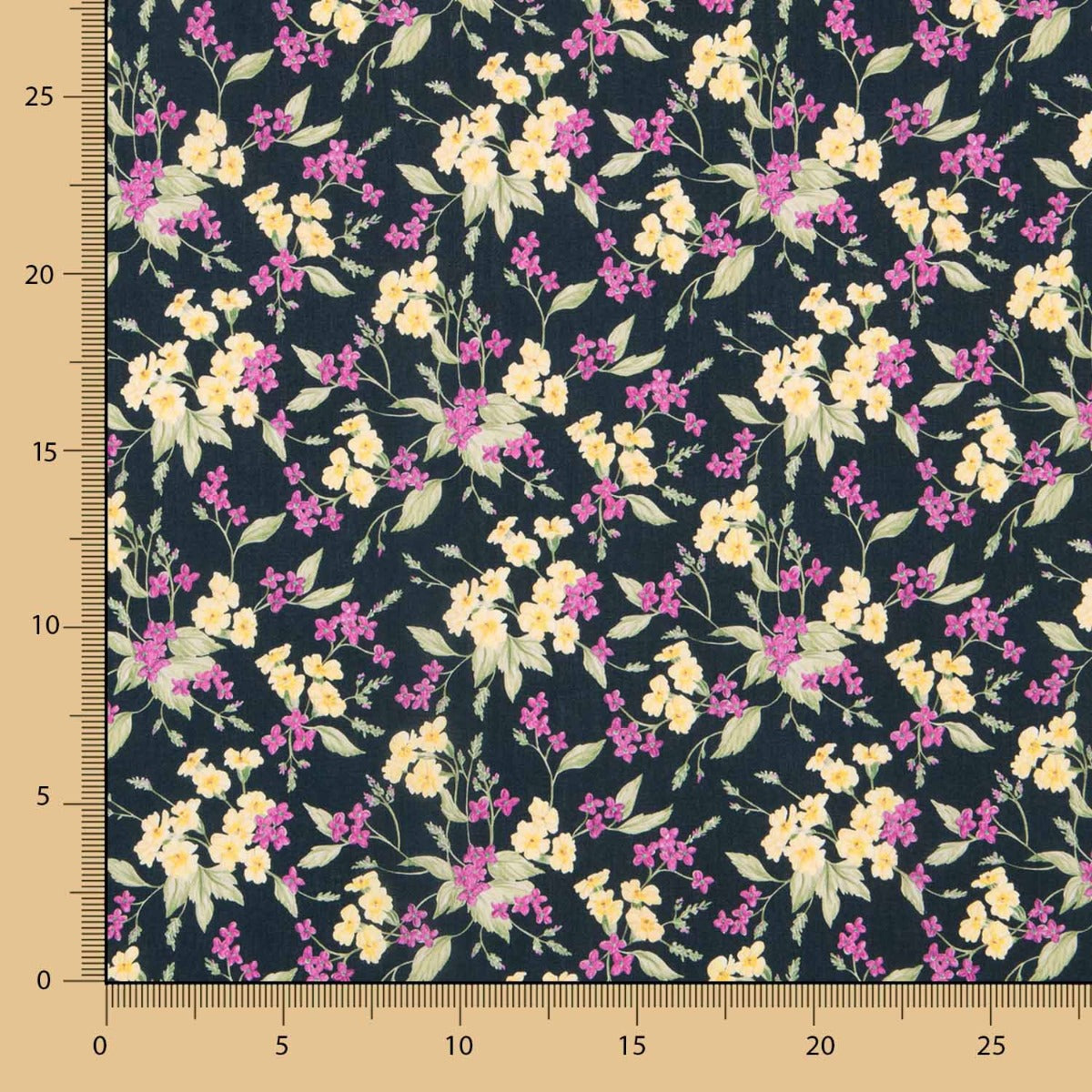 Liberty Fabrics Tana Lawn® Yorkshire Meadow Marine - Ribes y Casals