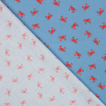Antibakterielle Baumwolle Krabbe Blau Denim - Ribes y Casals