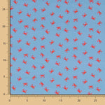 Antibakterielle Baumwolle Krabbe Blau Denim - Ribes y Casals