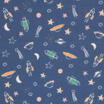 Antibakterielle Baumwolle Space Blue - Ribes y Casals