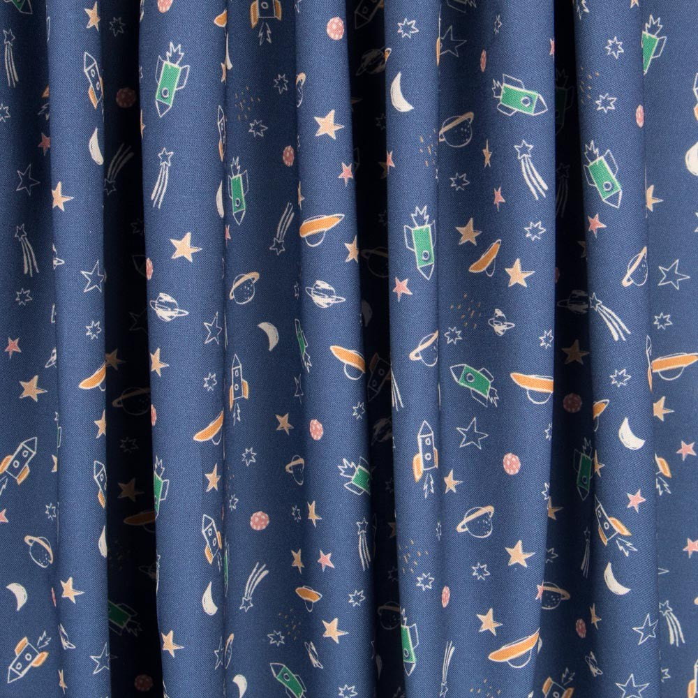 Antibakterielle Baumwolle Space Blue - Ribes y Casals