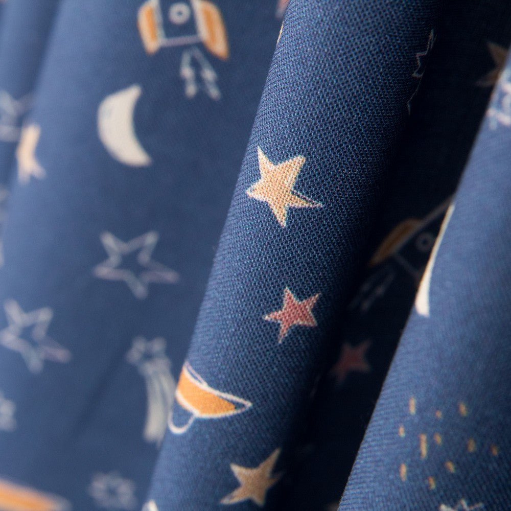 Antibakterielle Baumwolle Space Blue - Ribes y Casals