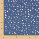 Antibakterielle Baumwolle Space Blue - Ribes y Casals