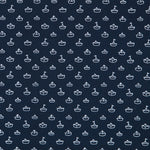 Marineblaue Baumwollboote - Ribes y Casals