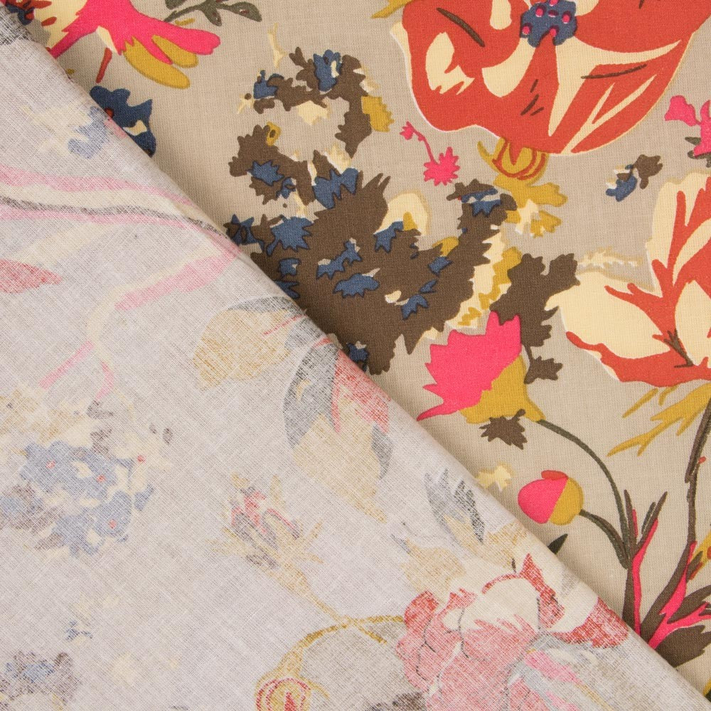 Baumwolle Cretonero Beige - Ribes y Casals