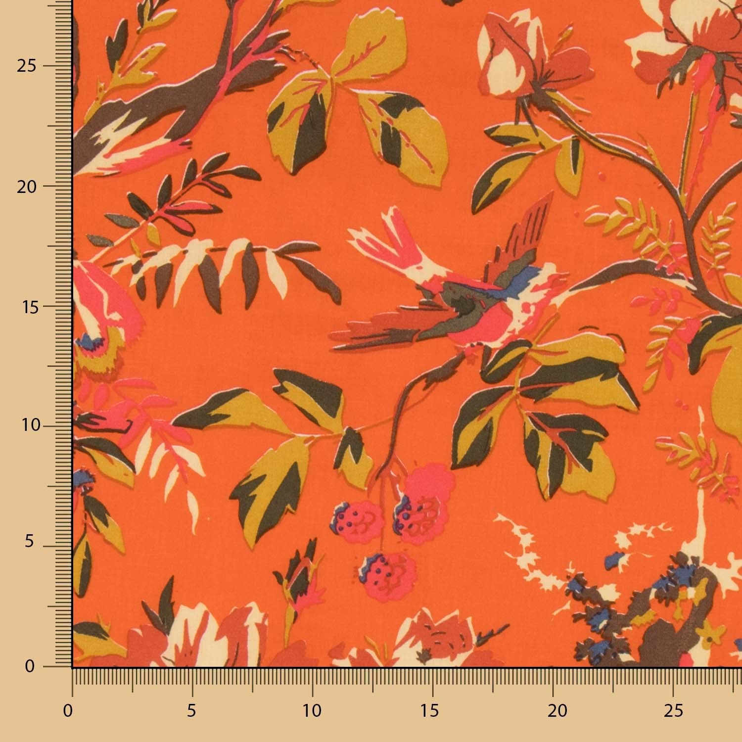 Baumwolle Cretonero Orange - Ribes y Casals