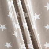 Baumwolle Waxed Stars Taupe - Ribes y Casals