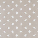 Baumwolle Waxed Stars Taupe - Ribes y Casals