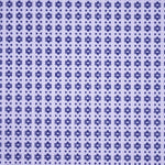 Marineblau Geometrisch bedruckte Baumwolle - Ribes y Casals