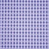 Marineblau Geometrisch bedruckte Baumwolle - Ribes y Casals