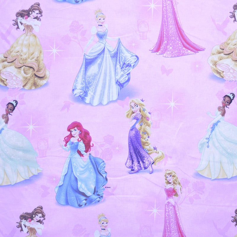 Disney Prinzessin Bedruckte Baumwolle Rosa - Ribes y Casals
