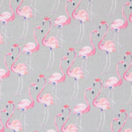Baumwolle Flamingos Grau - Ribes y Casals